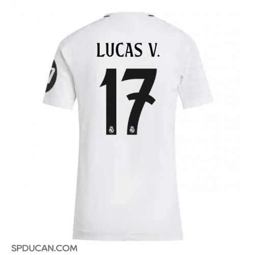 Zenski Nogometni Dres Real Madrid Lucas Vazquez #17 Domaci 2024-25 Kratak Rukav